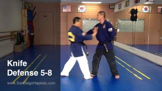 Hapkido Knife Defense 5-8