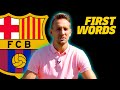 ? LUUK DE JONG'S FIRST WORDS AS A BARÇA PLAYER (EXCLUSIVE!!!)