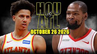 Houston Rockets vs Atlanta Hawks