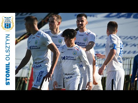 SKRÓT | Stomil Olsztyn - Pogoń Siedlce 4:0 (8.04.2023 r.)