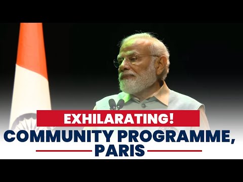PM Modi's speech at Indian community programme in Paris