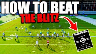 HOW TO BEAT THE BLITZ IN MADDEN 23! [Madden Tips]