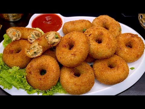 Ramzan Special Crispy Chicken Donuts Recipe for Iftar | Best Ramzan  Iftar Recipe |