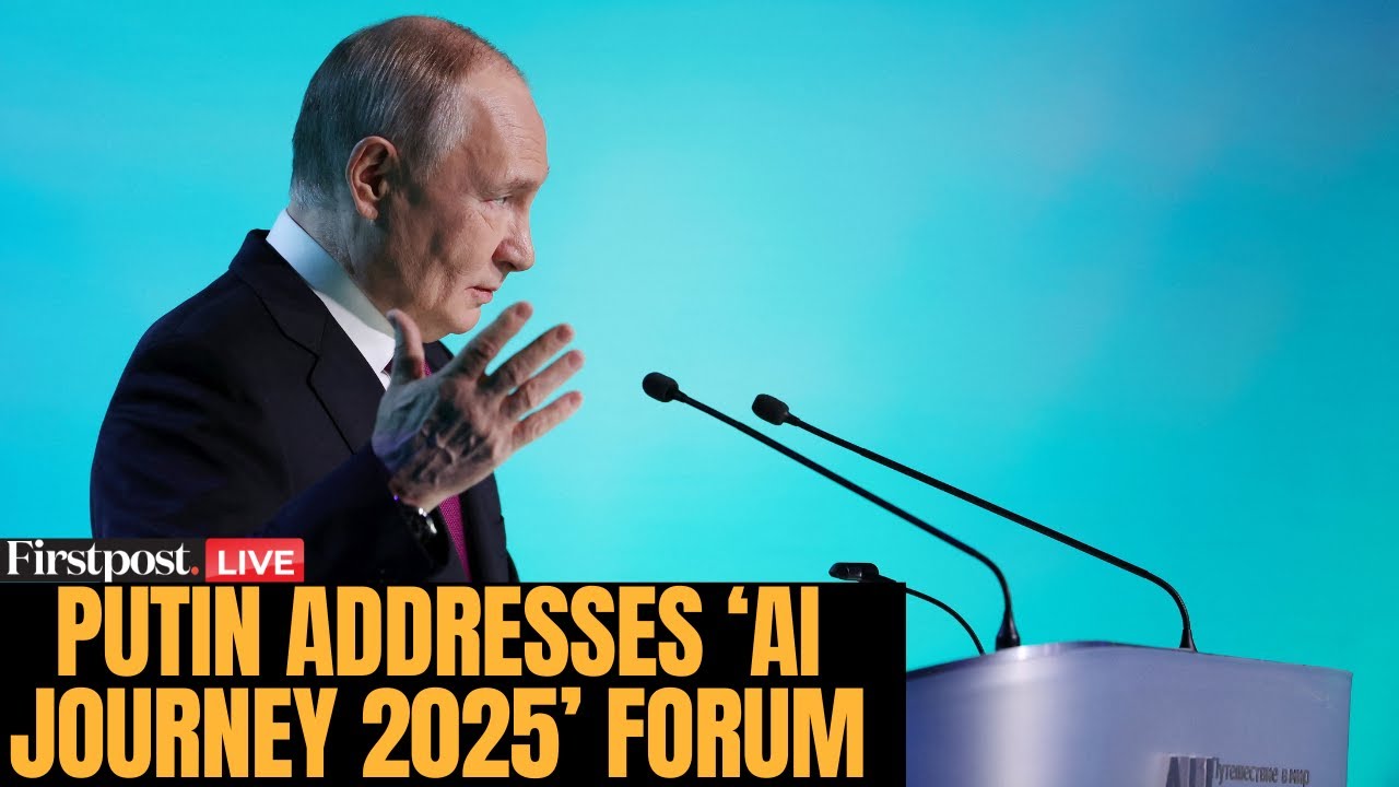 Putin LIVE: Russian President Vladimir Putin Speaks at ‘AI Journey 2025’ Forum | N18G