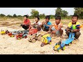 5 Mini Wooden Tractors And Trucks With 5 Boys Creative Woodworking Ideas