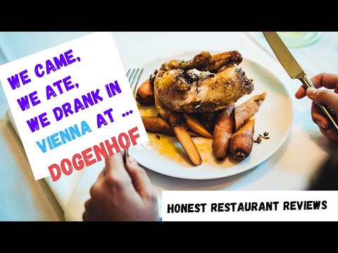 We came, we ate, we drank in VIENNA at the wood-fired in a VENETIAN PALACE, Dogenhof