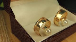 Vídeo de Aliança Mônaco Ouro 18k 7mm