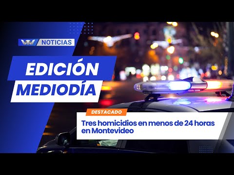 Tres homicidios en menos de 24 horas en Montevideo