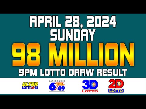 9PM Draw Lotto Result Ultra Lotto 6/58 Super Lotto 6/49 3D 2D Apr/April 28, 2024