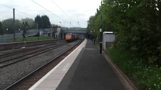 preview picture of video '(HD) DRS 37's Powers away from Longbridge 1Z14 Test train 17/05/2013'