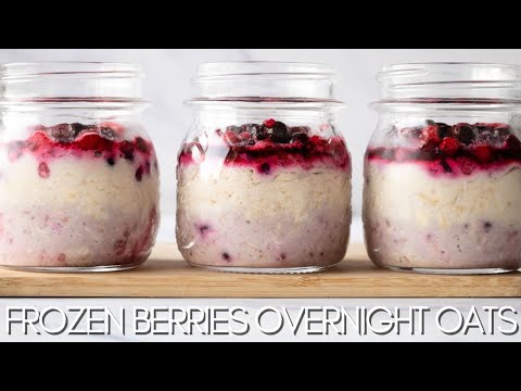 5-Minute Berries Overnight Oats - The Ultimate Healthy Breakfast