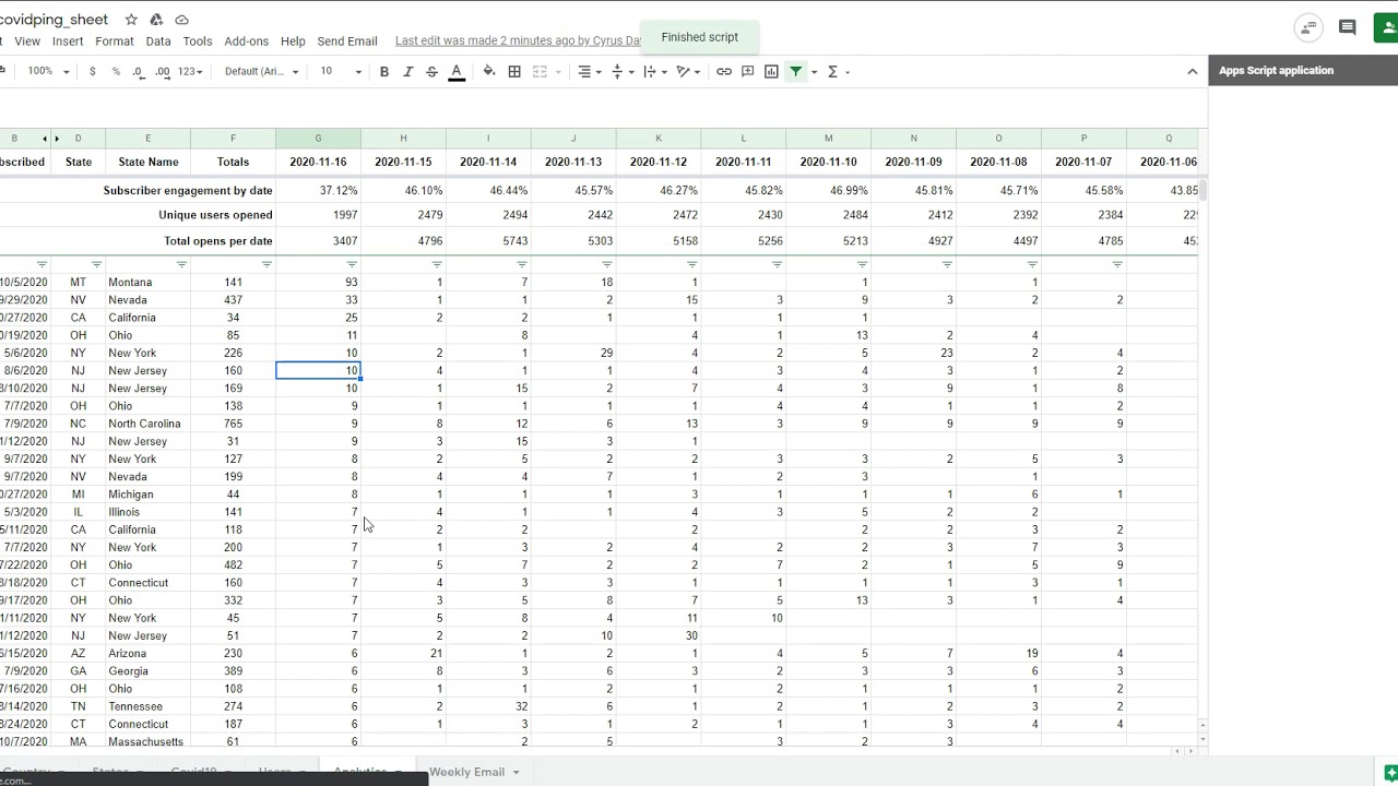 OAuth Verification video (Google Sheets scope)