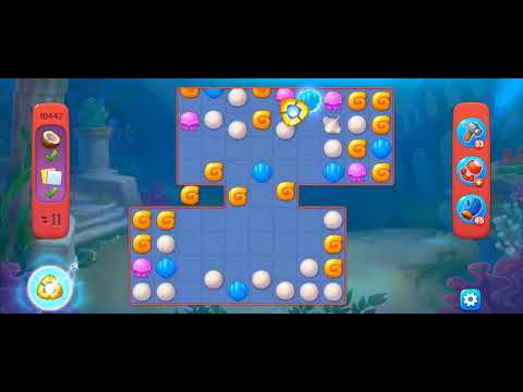 Fishdom Hard Level 10442 (with full horseshoe boosters) @choraelmin