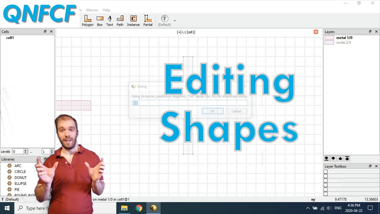 KLayout Tutorial #2: Editing Shapes