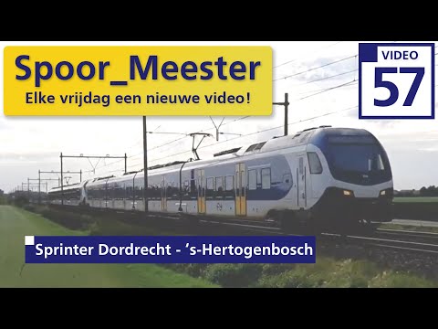 (4K) Cabview NS Trein FLIRT | Rij mee met de SPRINTER van DORDRECHT naar 'S-HERTOGENBOSCH (57)
