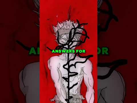 Why Didn’t Asta's Mother Realize that He is Immune to Her illness? #blackclover #anime #manga