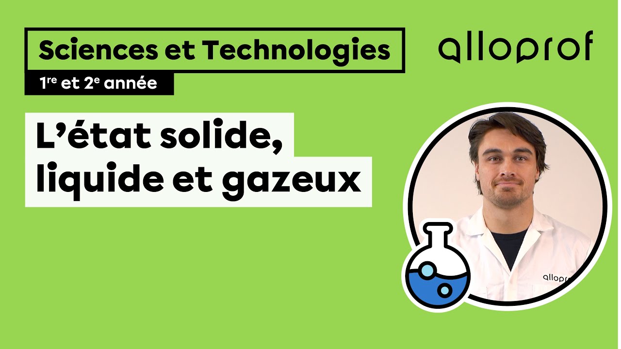 L’état solide, liquide et gazeux | Primaire