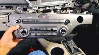 How to replace AC control unit in Kia Sportage
