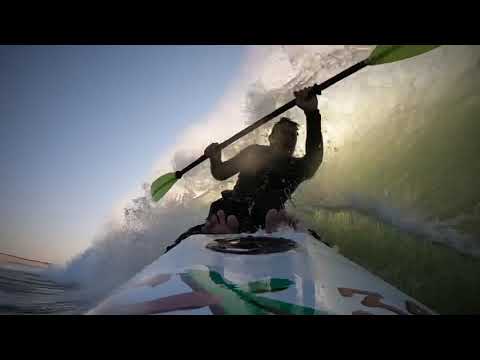 Gilgo Beach Sunrise Sept. Surf Kayak Session