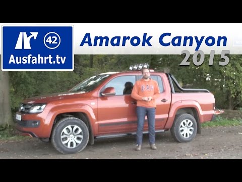 2015 Volkswagen Amarok Canyon - Fahrbericht der Probefahrt, Test, Review (German)
