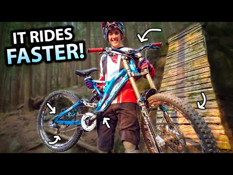 Oldschool Bike gets Upgraded and Sent Hard!