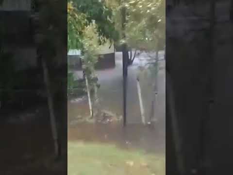 Con la lluvia de hoy - Crecida del arroyo Jabonería en Valle Edén, Tacuarembó 07/05/2026