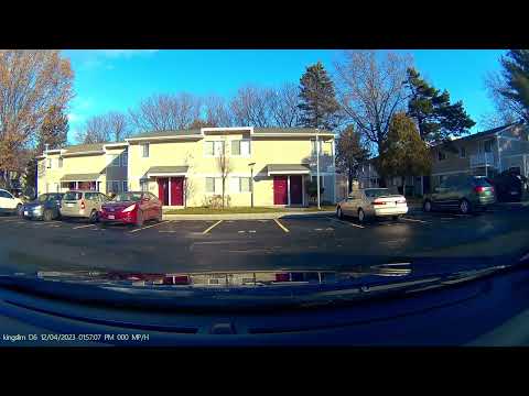 Kingslim D6 4K Dashcam in 4K Mode - DashCam Raw Video