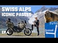 BEAUTIFUL Swiss Alps - Iconic FURKA - GRIMSEL - PANORAMA OBERAAR -  Solo motorcycle adventures EP.4