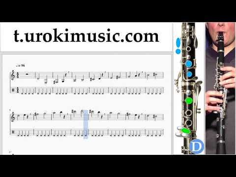 สอนเล่นคลาริเน็ต Luis Fonsi, Demi Lovato - Échame La Culpa ตัวโน๊ต หัดเล่นคลาริเน็ต ส่วนที่ 1