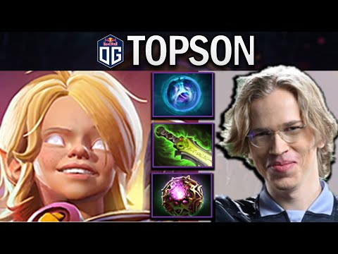OG.TOPSON INVOKER WITH MIDAS-LINKENS - DOTA 2 7.31 GAMEPLAY