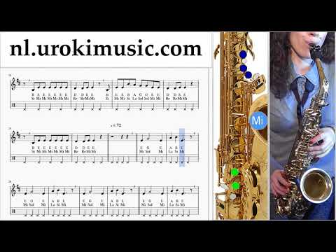 Saxofoonles (Tenor) Nicky Jam ft. Will Smith - Live It Up Muzieknoten Cursus um-ih374