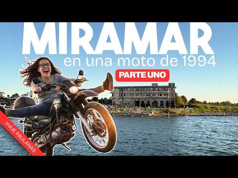 Viajamos en una moto de 1994 hasta Miramar de Ansenuza… pasó de todo