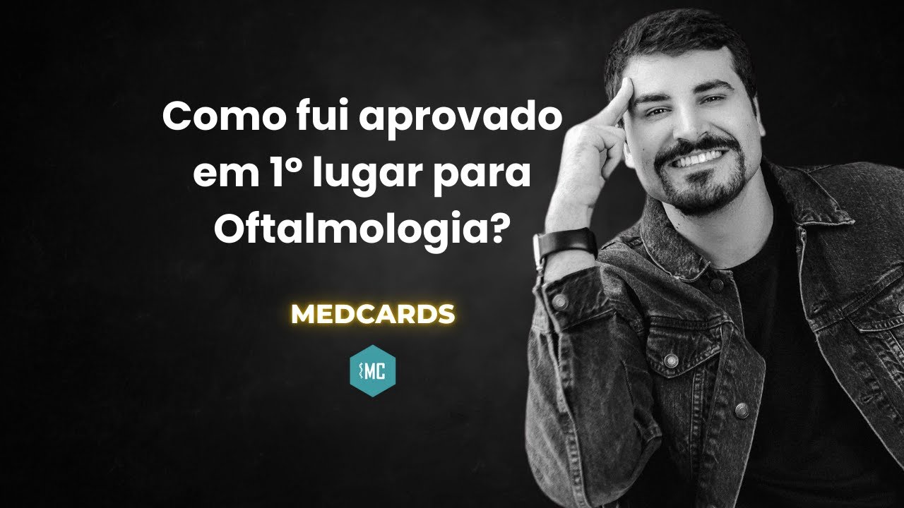 De notas medíocres ao 1º lugar em Oftalmologia em várias provas!