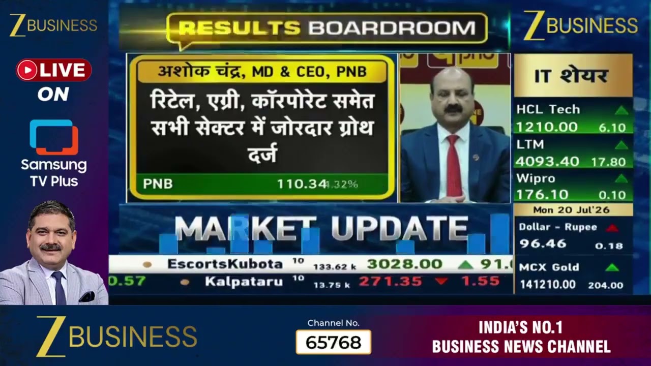 PNB MD & CEO Shri Ashok Chandra on Q1 FY 2026-27 Financial Results | Zee Business Interview