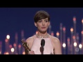 Anne Hathaway Wins Best Supporting Actress 85th Oscars 2013