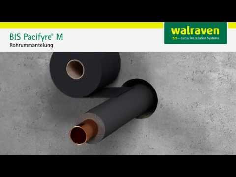 Walraven Pacifyre® M Rohrummantelung - Abschottung von gedämmten, nichtbrennbaren Rohren