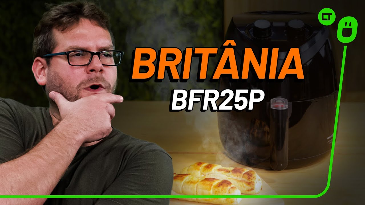 Miniatura da avaliação em vídeo de Fritadeira Britânia BFR25P 3,5 Litros Preto