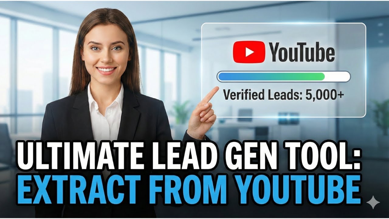 YouTube Email Extractor | Extract Emails From Any YouTube Channel in Seconds