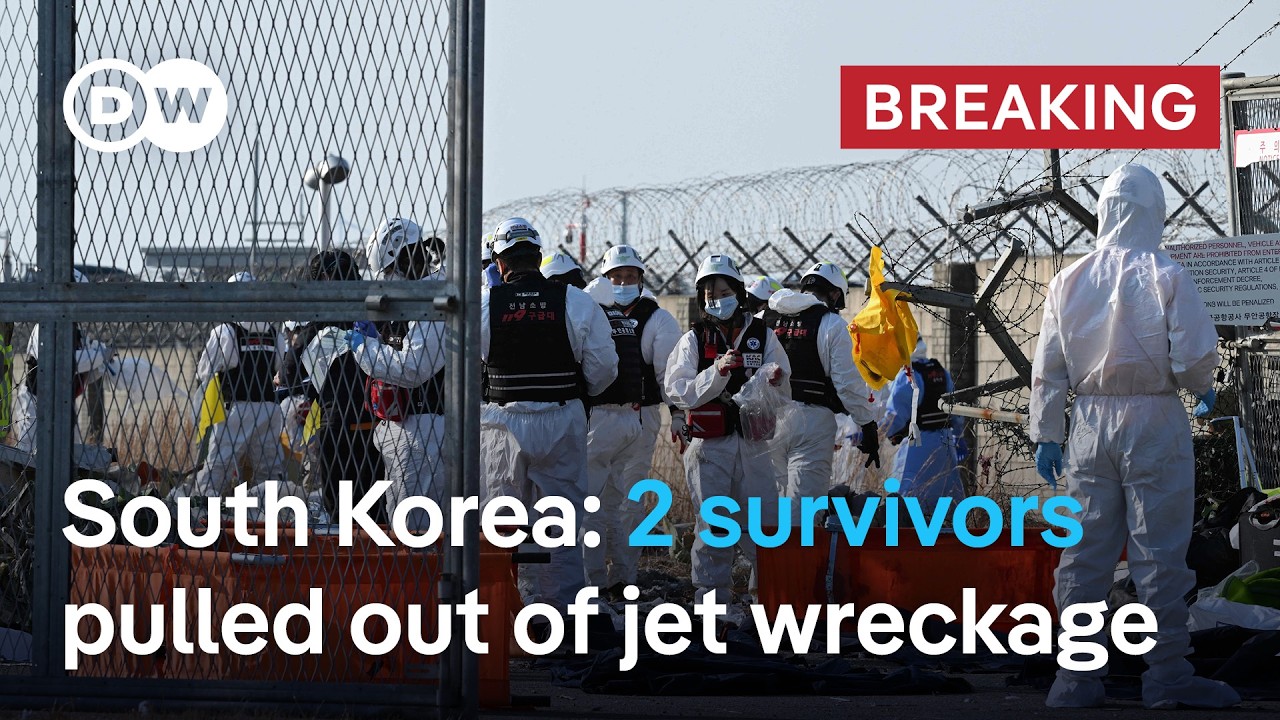 Jeju Air jet crash: Death toll rises to at least 151 people in South Korea | DW News