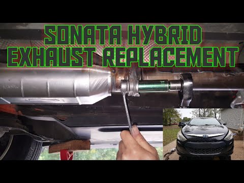 Replacing the entire exhaust on a 2013 Hyundai Sonata