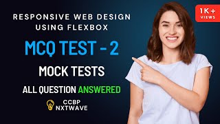 Download the video "MCQ TEST 2 | MOCK TEST | Web Design using Flexbox | CCBP | NxtWave"