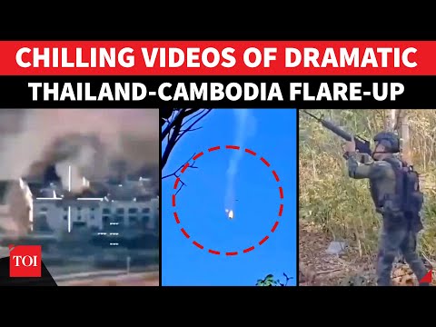 Thai F-16 Jets BOMB Cambodia Command Centre, Troops Down Quadcopter As 'War' Intensifies | Watch