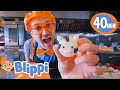 Blippi Bakes And Draws A Cake BEST OF BLIPPI DRAWS Educational Videos For Kids Blippi Toys