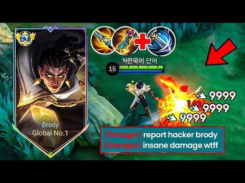 TOP GLOBAL BRODY NEW 1 HIT TRUE DAMAGE BUILD!! (1 tap passive = delete💀)