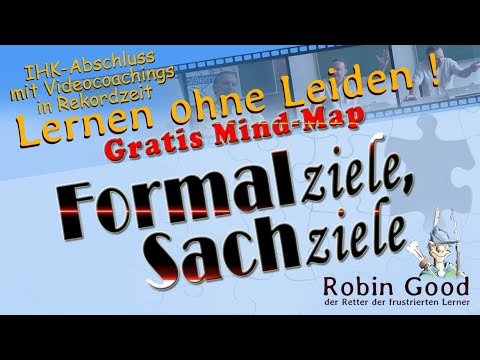 Formalziele und Sachziele plus Gratis-Mind Map