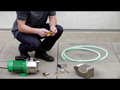 GEKA plus-Anleitungsvideo: Gartenpumpe anschließen