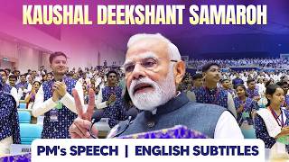 PM Modi's speech during the launch of various youth-focused initiatives in New Delhi | Eng subtitles