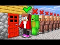Mikey And JJ Can T Enter This Red Door In Minecraft Maizen