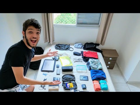 O que carrego no meu mochilão: tudo que levo na estrada