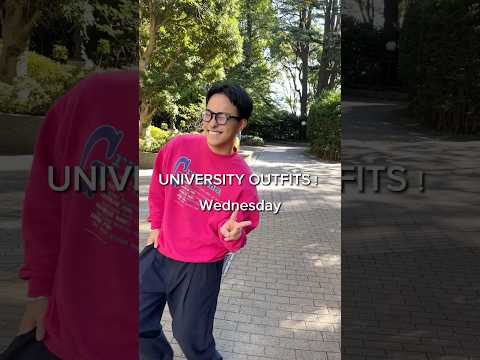 【目白大学】UNIVERSITY OUTFITS！　#shorts #outfits #1週間コーデ #大学生コーデ